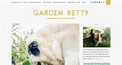 Desktop Screenshot of gardenbetty.com