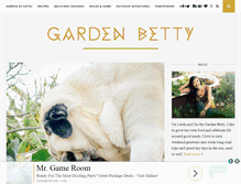 Tablet Screenshot of gardenbetty.com